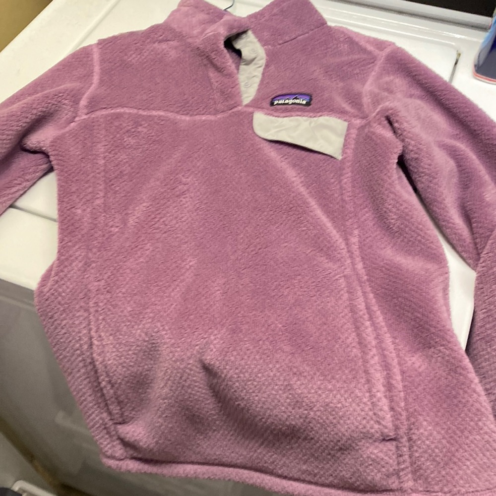 Quarter button up fleece with kangaroo pocket